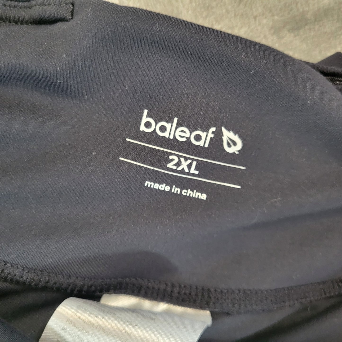 Baleaf Womens Shorts 2XL Plus Leggings Black Lightweight Poly Blend Pockets YOGA