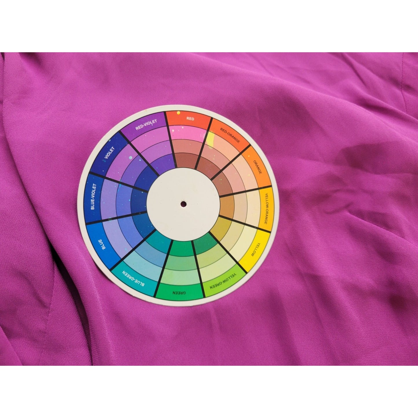 Worthington Women Top 2X Plus Asymmetric Sleeve Purple Tie Hem Keyhole Polyester