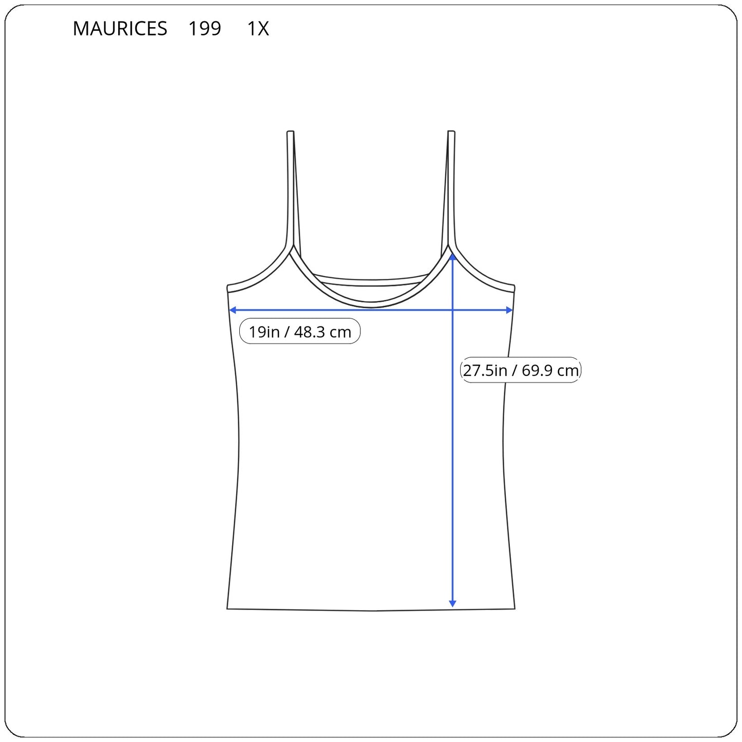 Maurices Women's Camisole 1X Green Lace Trim Square Neck Adjustable Strap GRE29E