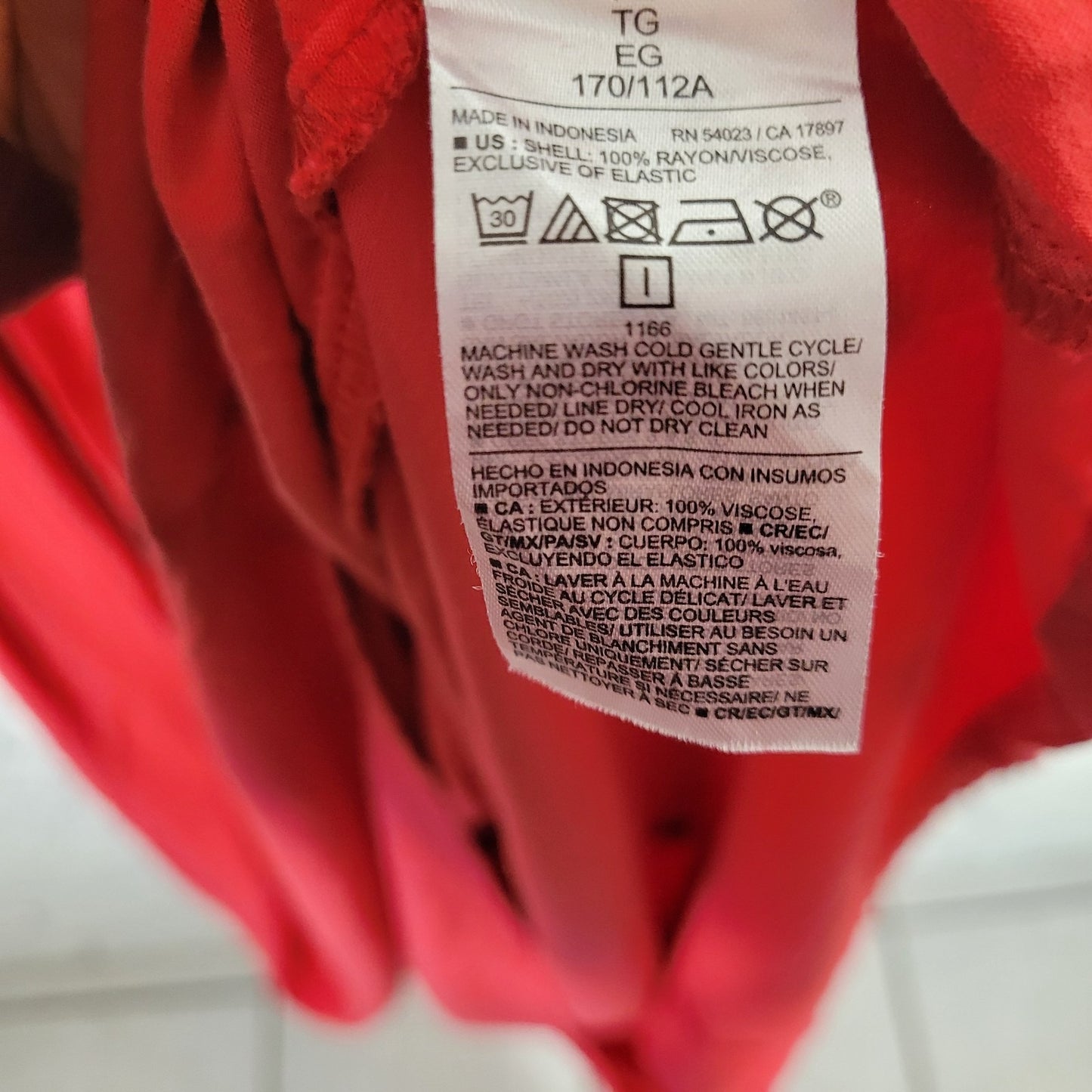 Old Navy XL Red Slip Dress Midi Pockets Smocked Square Neck Spaghetti Strap