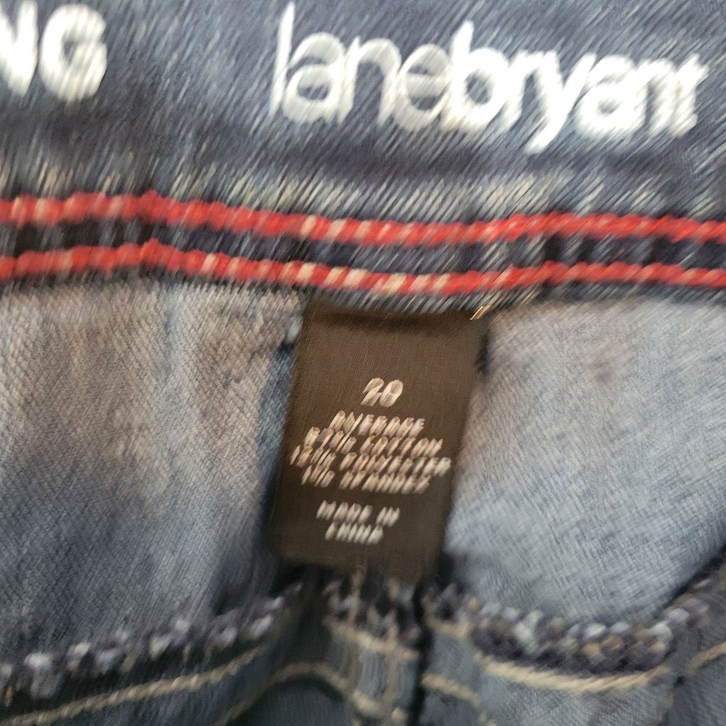 Lane Bryant Womens Jeans 20 Plus Jegging Boot Cut Dark Blue Denim Zip Fly Comfy