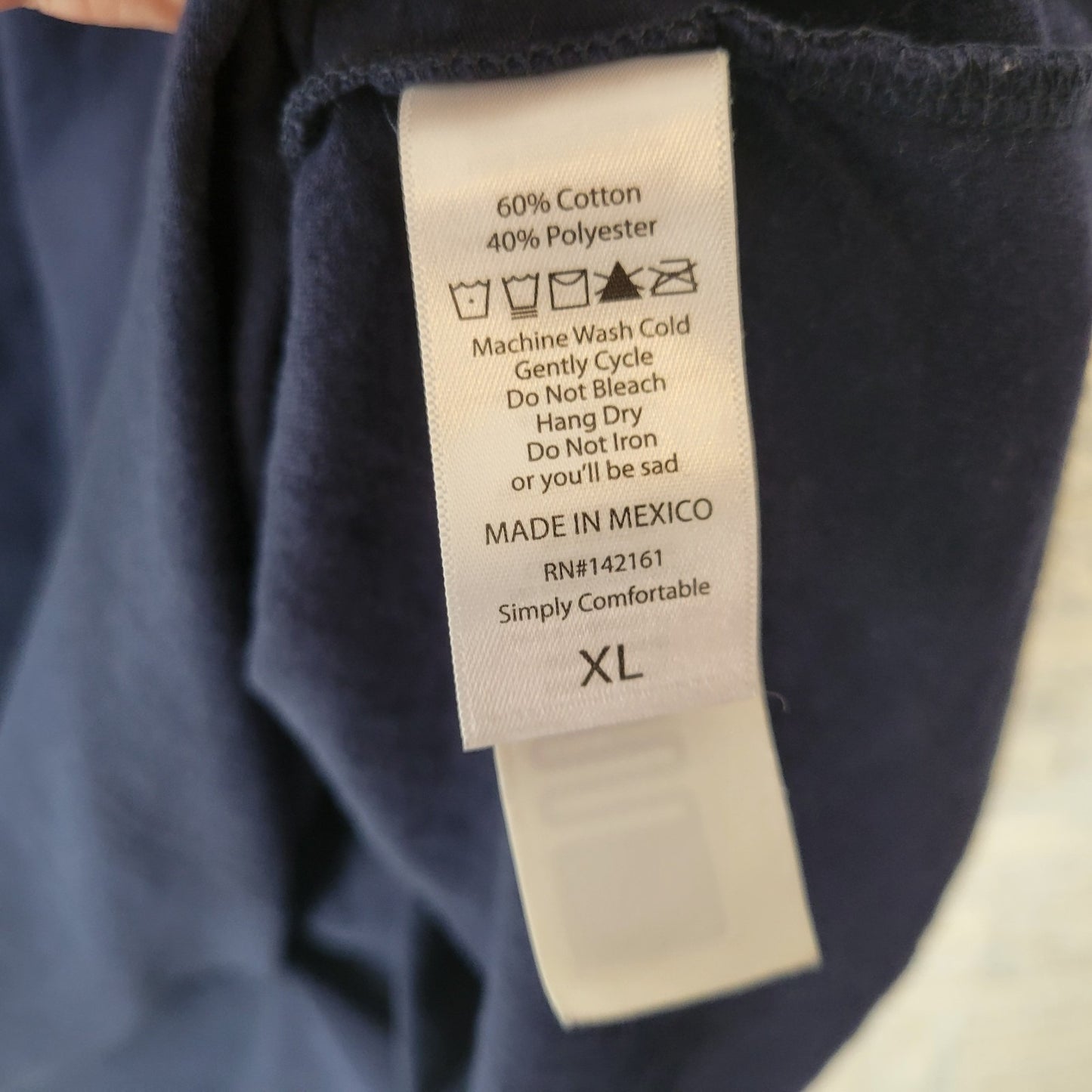 Lularoe Womens Top Extra Large XL Tee Short Sleeve Plant Lady Blue Gardening