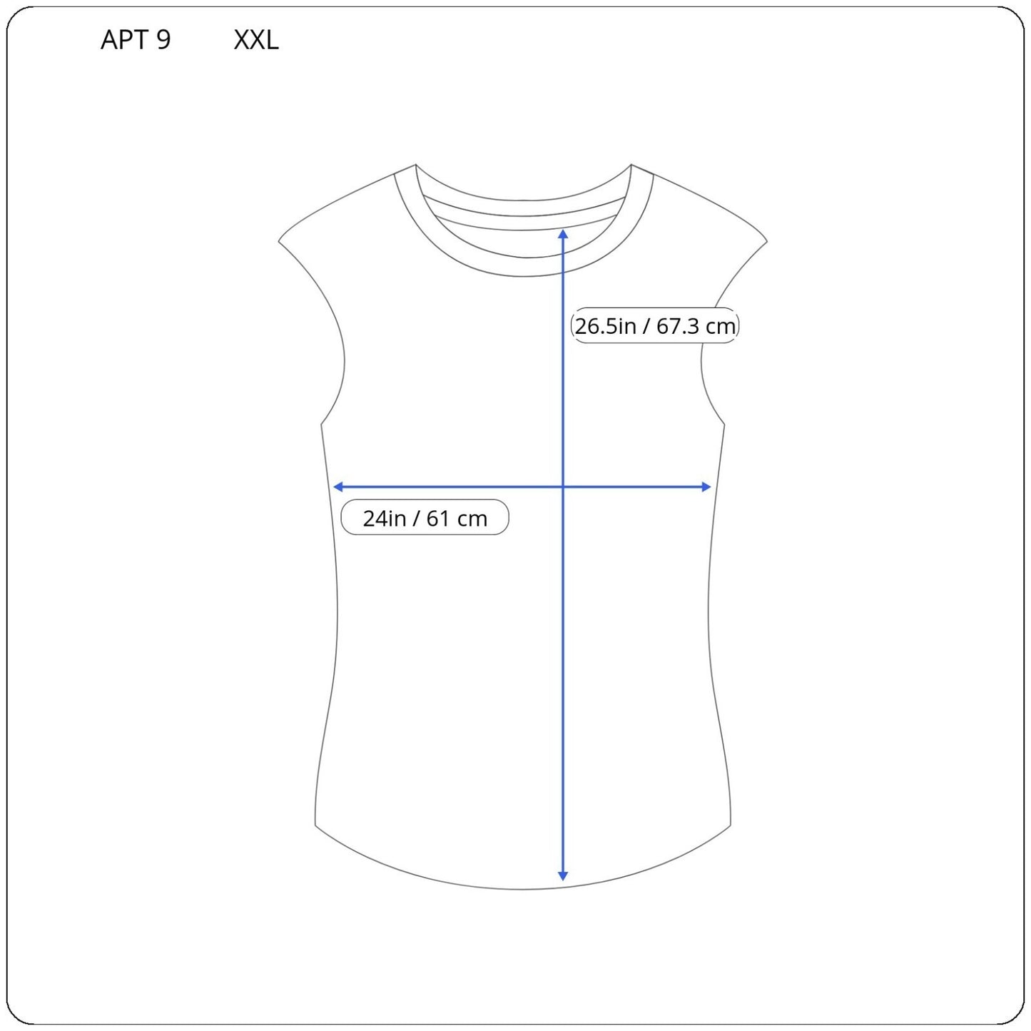 Apt 9 Womens Top XXL Plus Sleeveless Blue Floral Polyester Lightweight Button Up