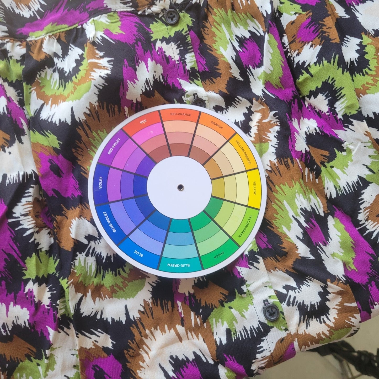 Terra Sky Womens Top 1X 16W 18W Plus Purple Watercolor Lightweight Comfy Rayon