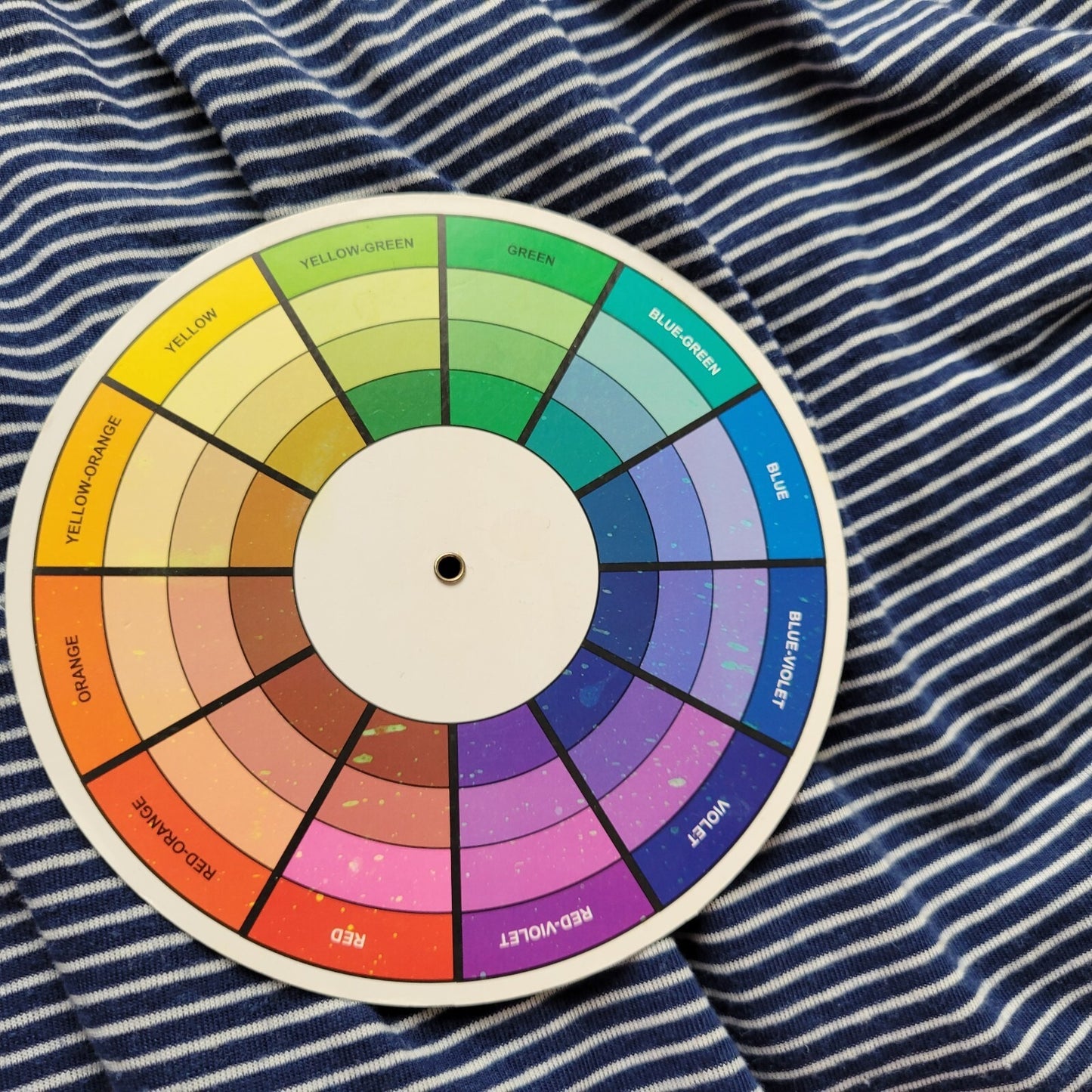 Liz Claiborne Women Top XL Dolman Sleeve Blue Stripe Lightweight Linen Polyester