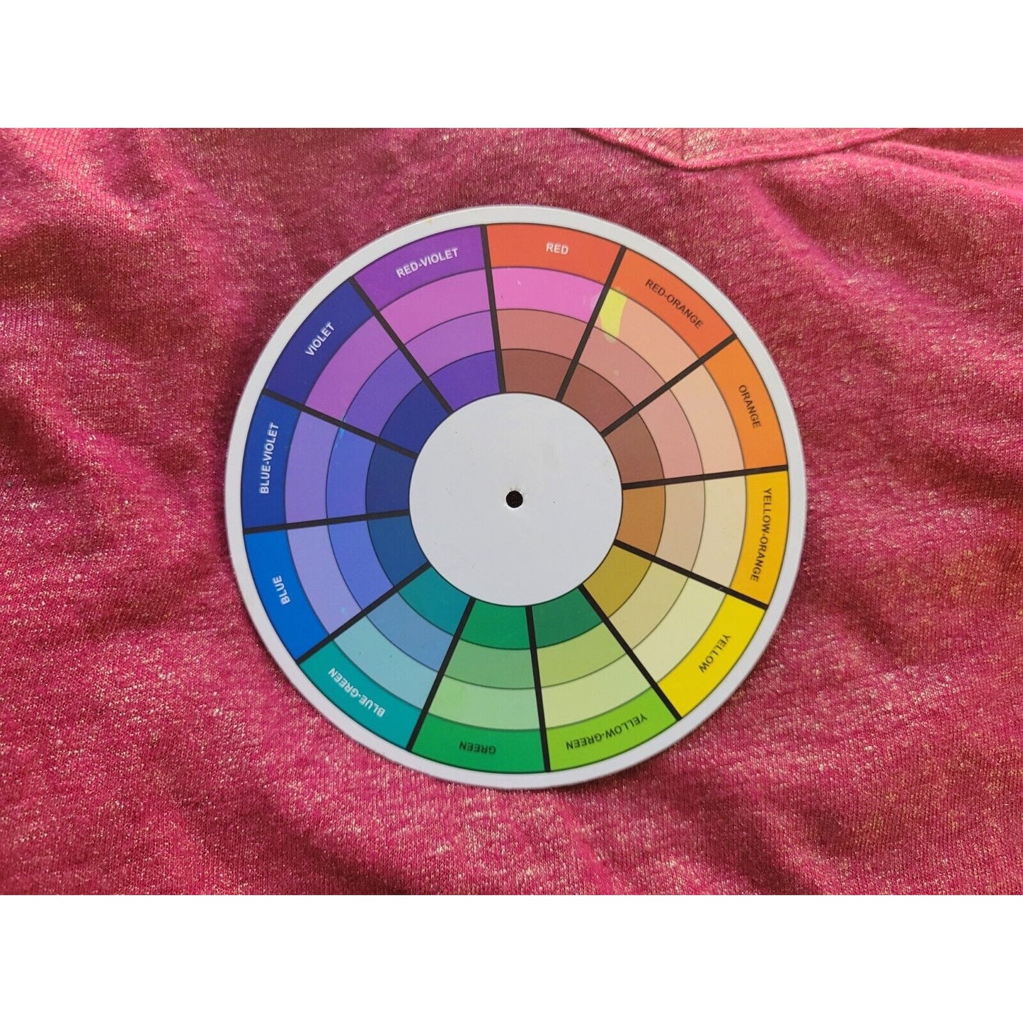 Lane Bryant Womens Top 26 28 Tee Cap Sleeve Red Metallic Casual Linen Polyester