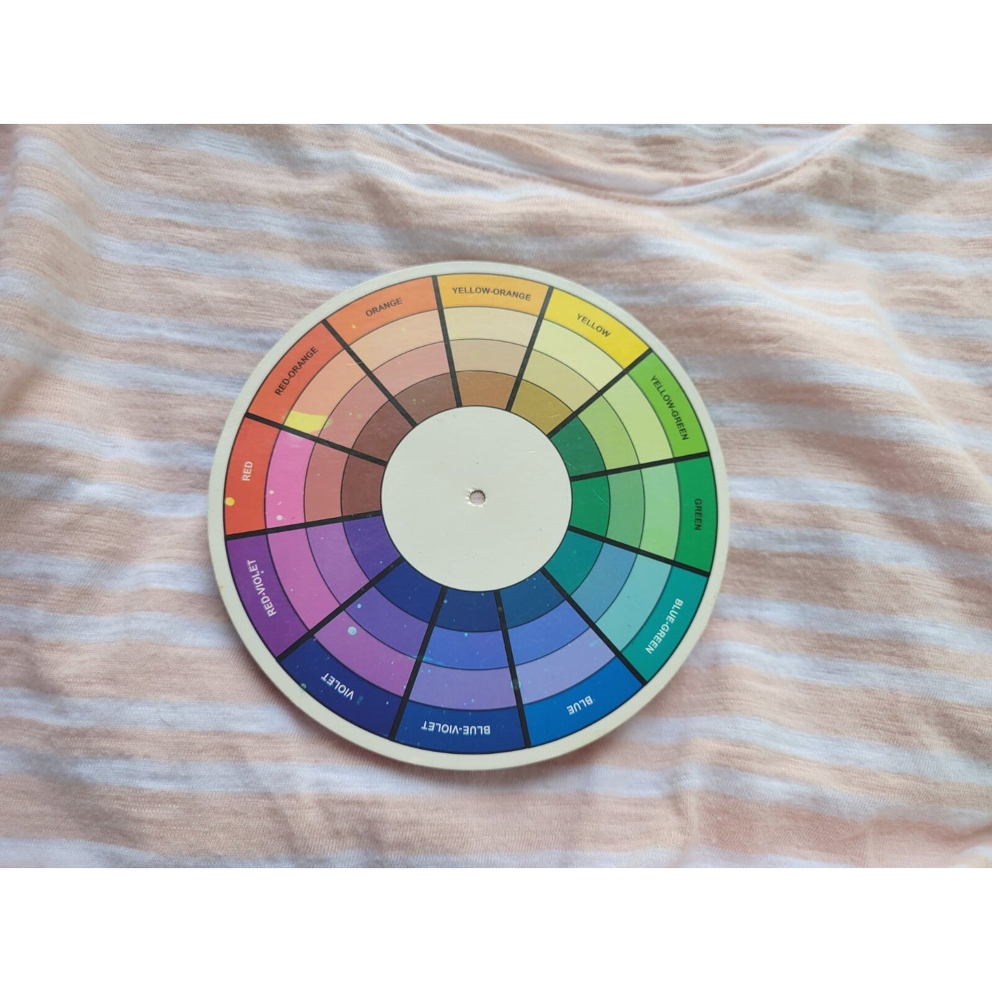 Chicos Women Top 3 Standard Extra Large Roll Tab Sleeve Pink Stripe Cotton Blend