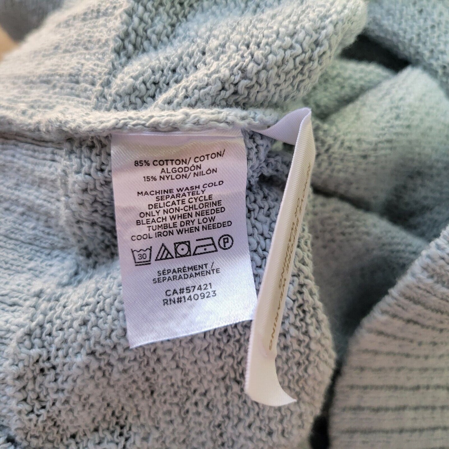 Lou Grey Womens Sweater Extra Large XL Asymmetric Comfy Blue Jaguar Cheetah