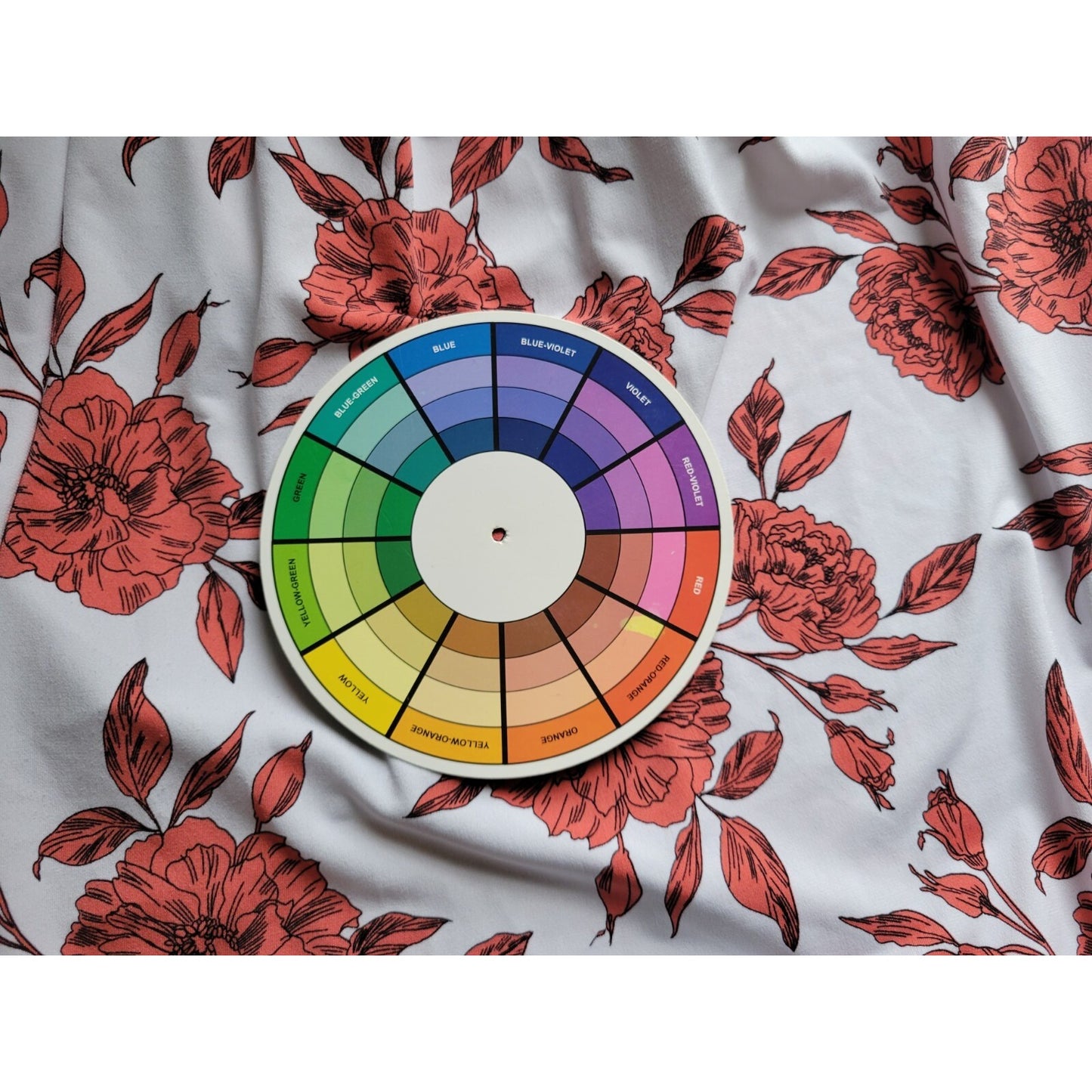 Liz Claiborne Women Top 2X Plus Short Sleeve Draped Red Floral Poly Blend Office