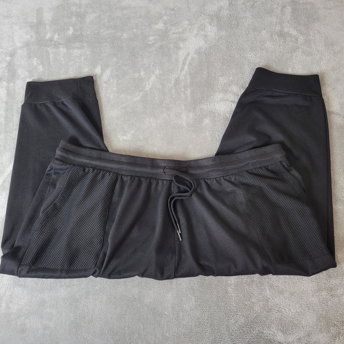 Daisy Fuentes Womens Pants 3X Plus Pull On Capri Activewear Lightweight Black