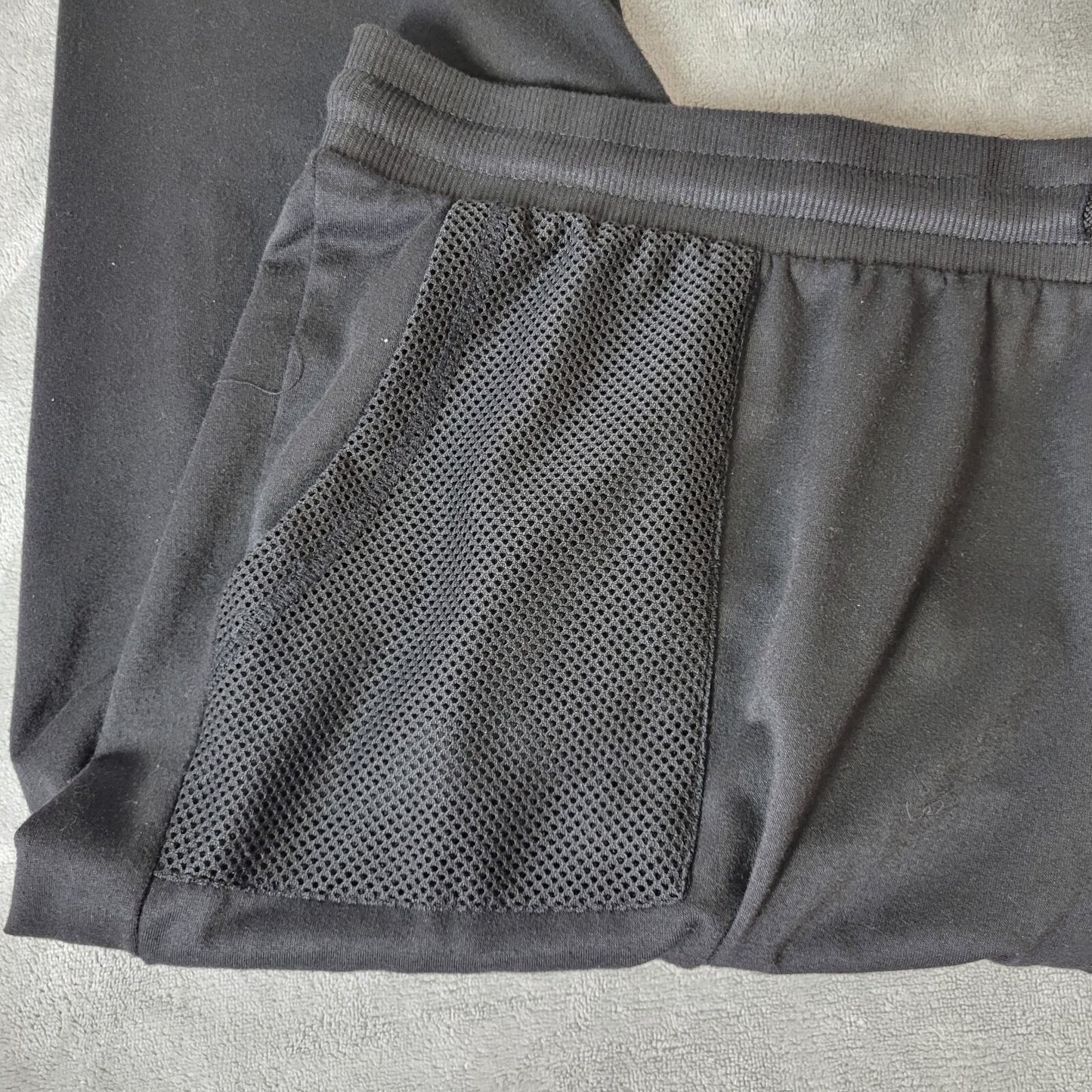 Daisy Fuentes Womens Pants 3X Plus Pull On Capri Activewear Lightweight Black