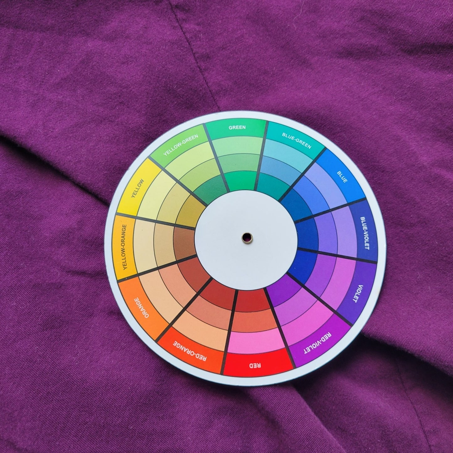 Roamans Womens Top 1X Plus Tunic Purple Cotton 3/4 Sleeve Asymmetric Comfy