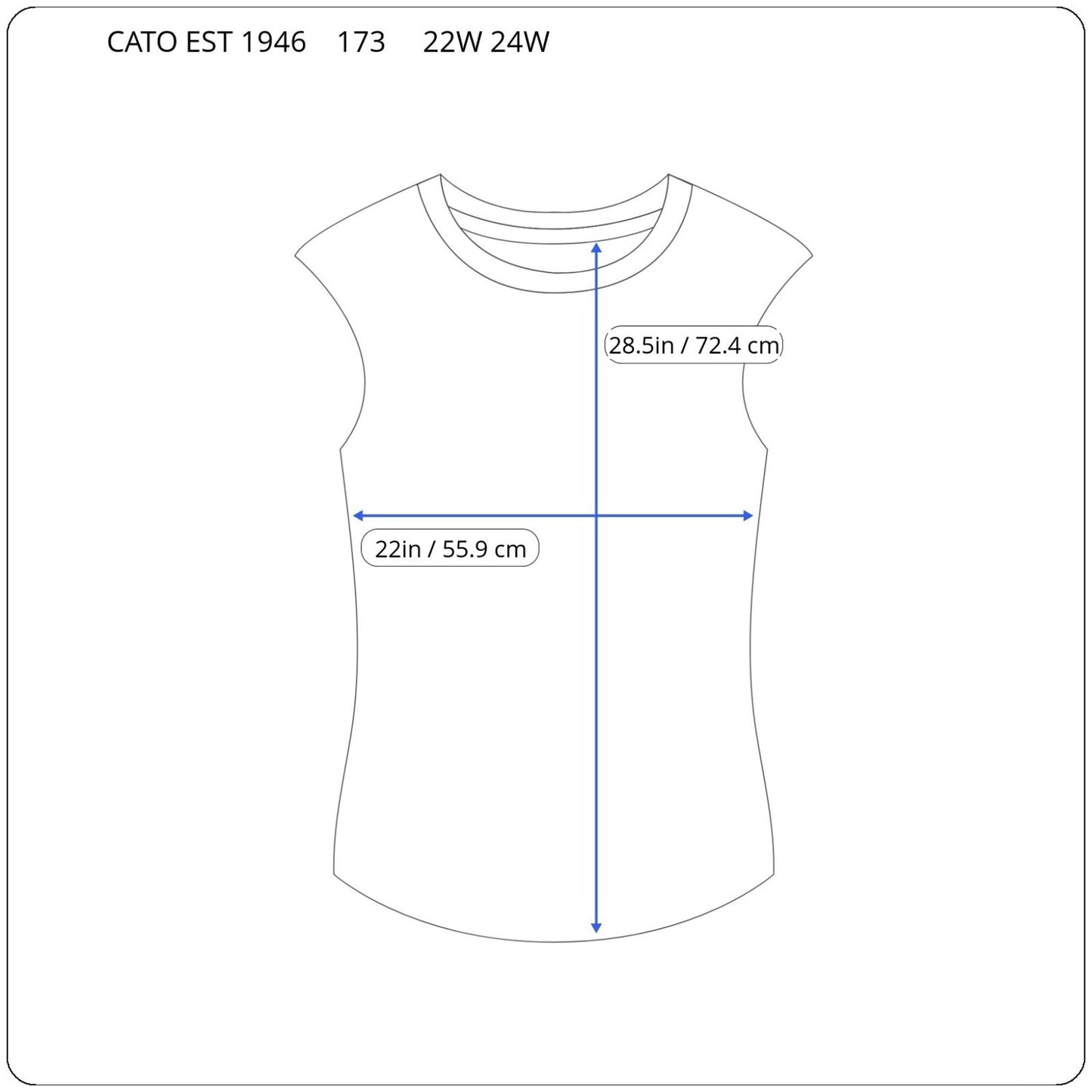 Cato Est 1946 Women's 22W/24W Green Gold Geometric Sleeveless Top 3 Keyhole Neck
