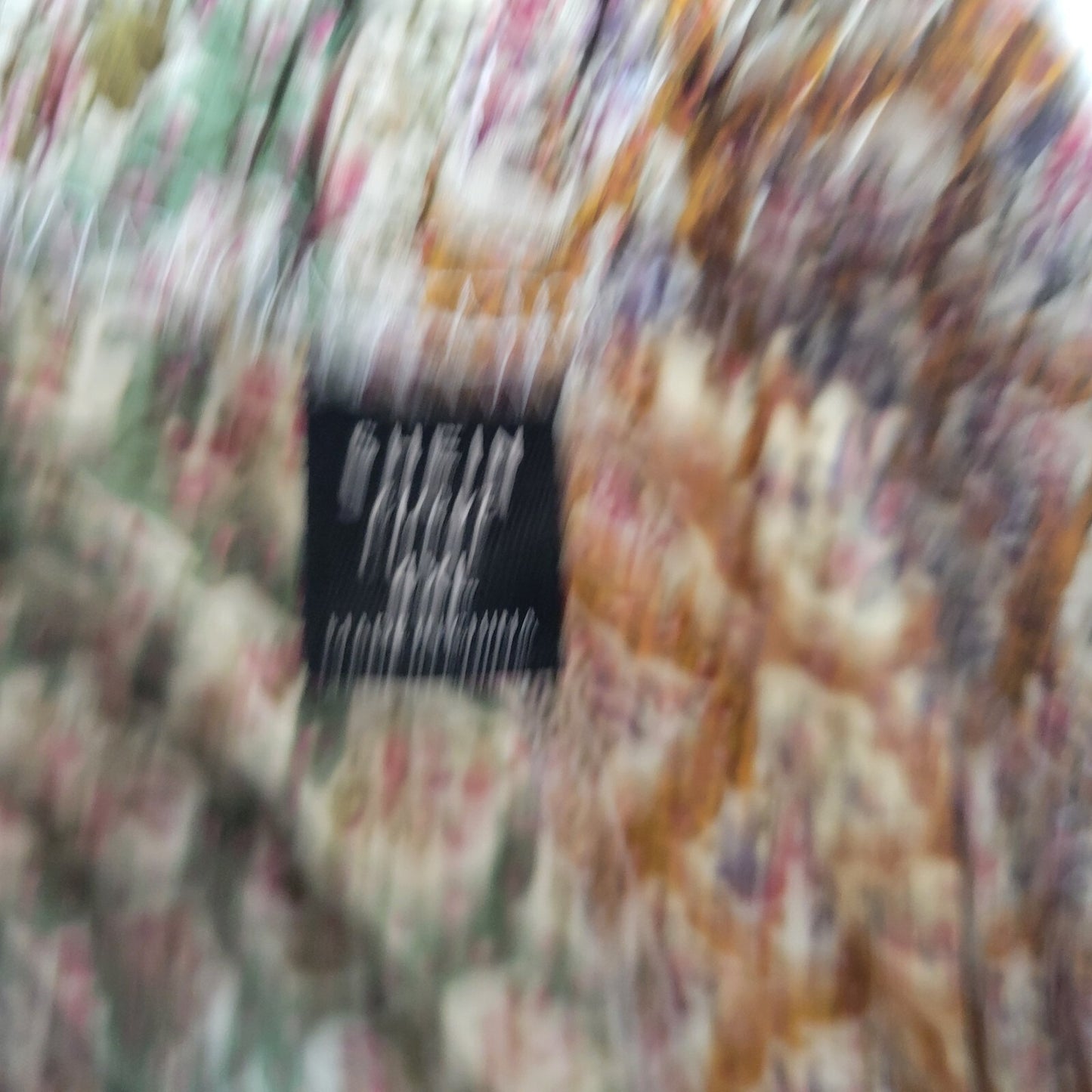 Shein Curve Womens Skirt 4XL Plus Midi Semi Sheer Green Floral Lightweight