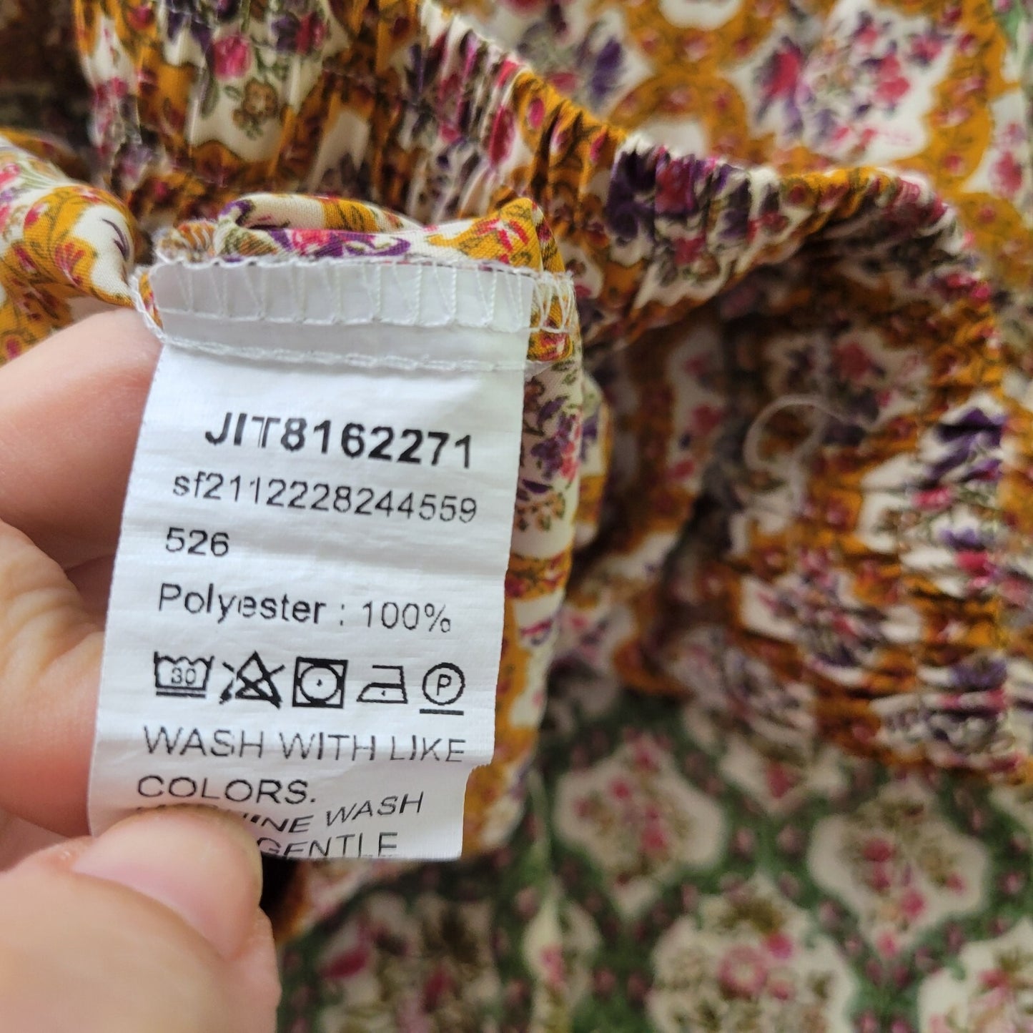 Shein Curve Womens Skirt 4XL Plus Midi Semi Sheer Green Floral Lightweight