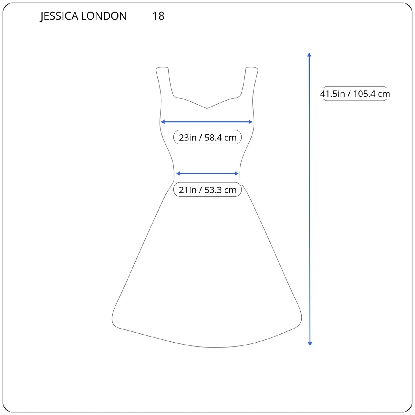 Jessica London Women Dress 18 Sleeveless Fit Flare Blue Pleated Zip Casual Lined