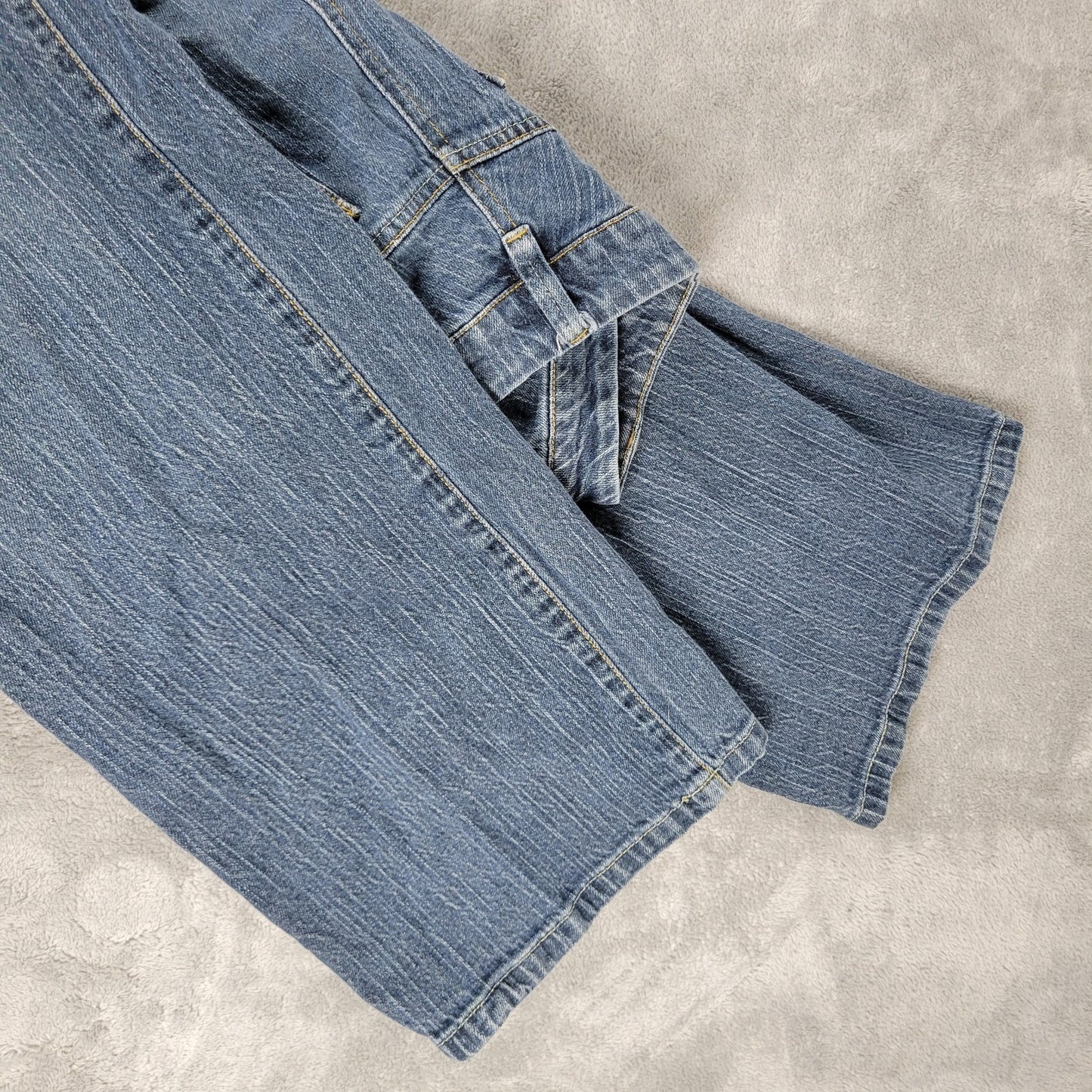 Cato Womens Jeans 18W Plus Boot Cut Medium Blue Denim Wash Zip Fly Comfy Pockets