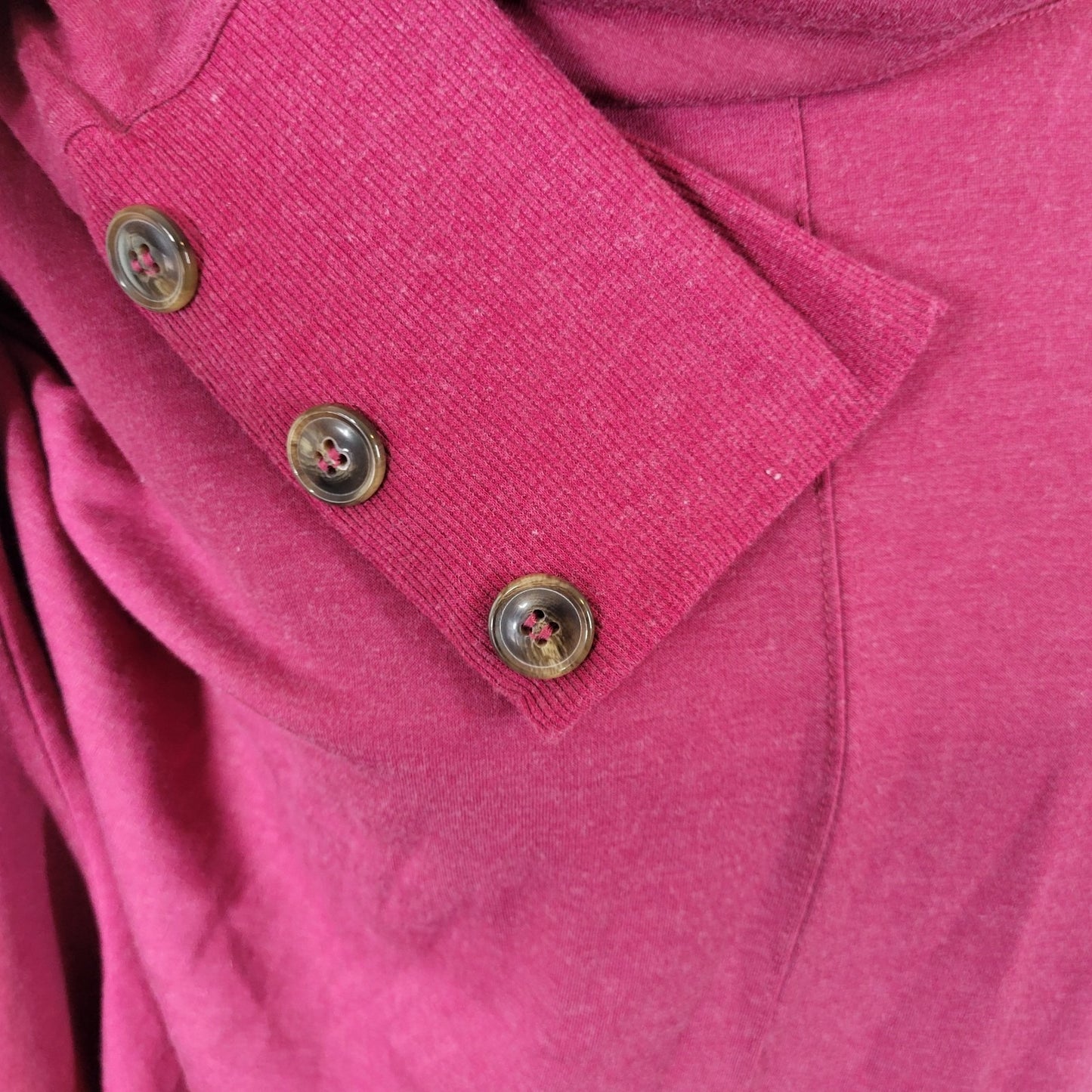 Sweatshirt Project Womens Top XL Long Sleeve Purple Pink Turtleneck Soft