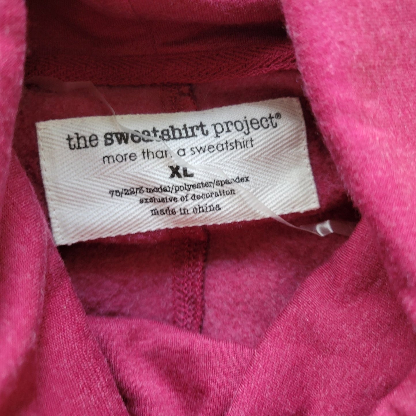 Sweatshirt Project Womens Top XL Long Sleeve Purple Pink Turtleneck Soft