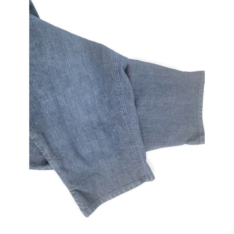 Lane Bryant Womens Jeans 16 Capri Straight Blue Denim Wash Zip Fly Cotton Blend