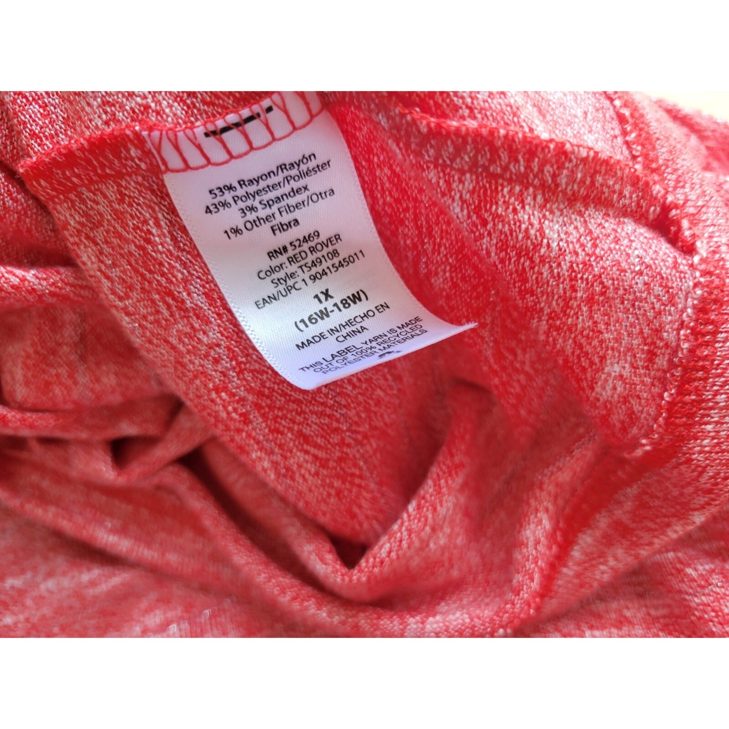 Terra Sky Women Top 1X Plus Tunic Cut Out Sleeves Pink Studded Metallic Thread