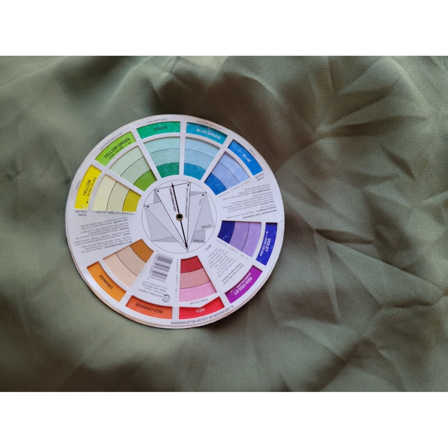 Terra Sky Women Top 3X Plus Sleeveless Quarter Button Semi Sheer Polyester Green