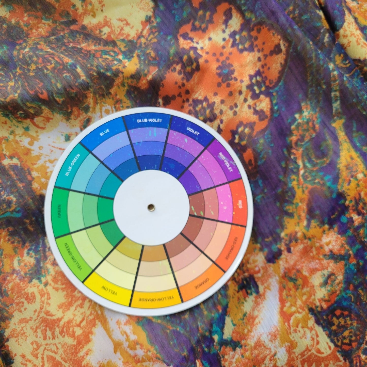 Dress Barn Womens Top XL Sleeveless Gold Orange Geometric Lined Lightweight USA