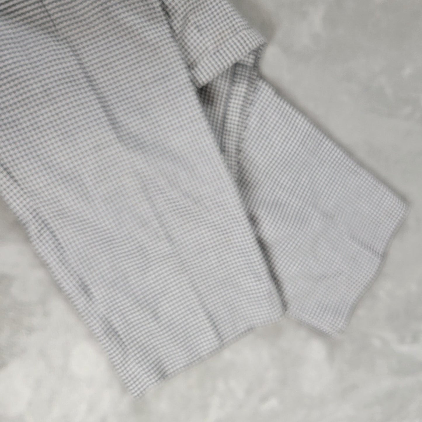 Lane Bryant Women Pants 20 Short 20P Plus Black Check Poly Blend Zip Fly Career