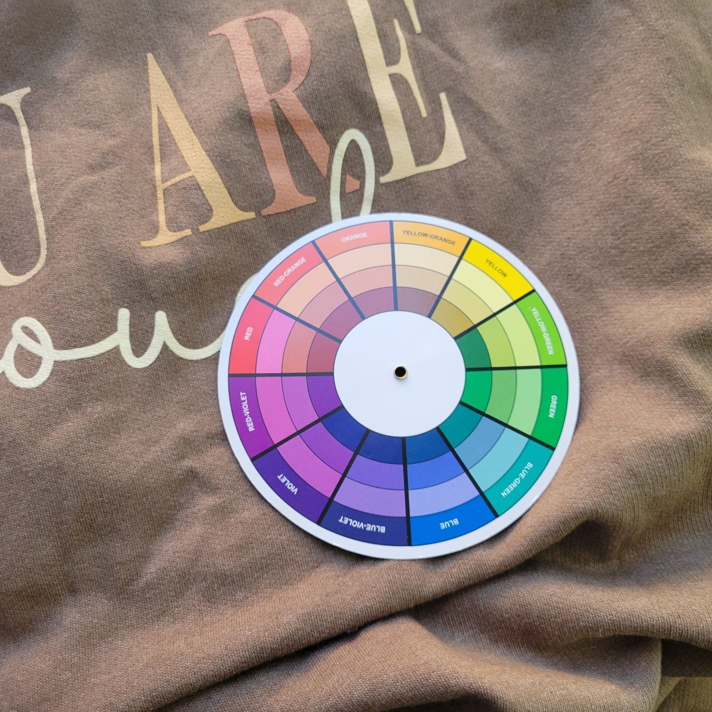 Love in Faith Womens Sweatshirt 3X Plus Oversized Brown You Are Enough Comfy