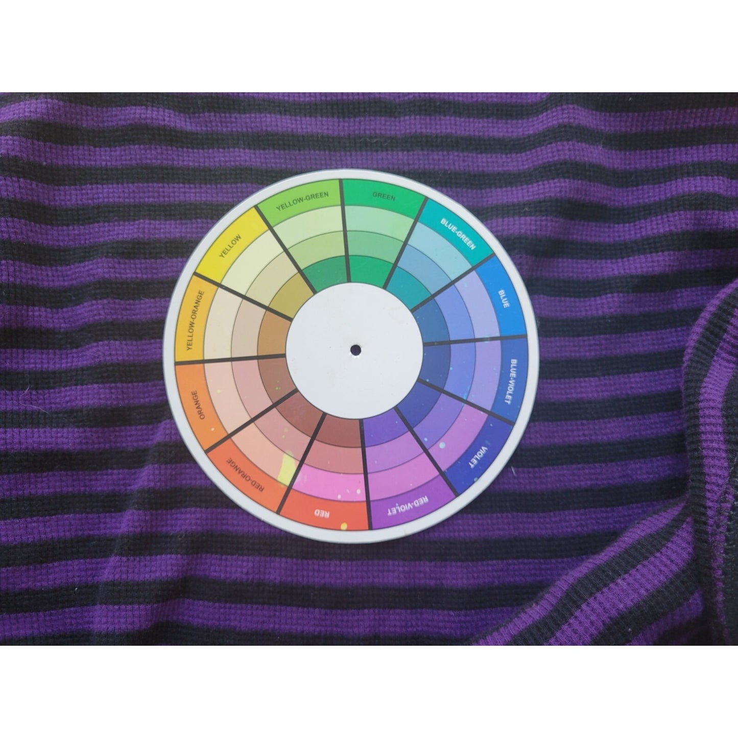 Chaps Womens Top 2X Plus Long Sleeve Knit Purple Stripe Casual Snap Up Cotton