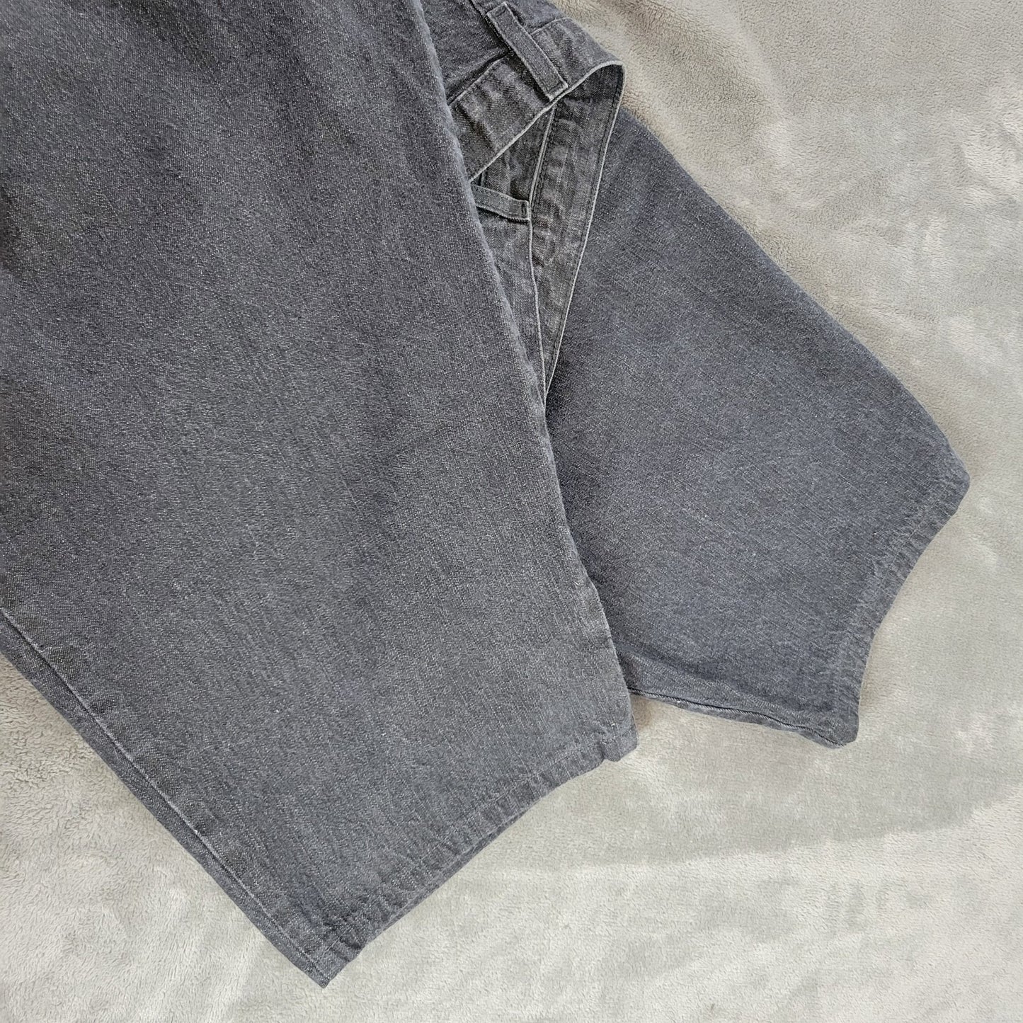 Avenue Blues Womens Jeans 32 Avg Plus Straight Leg Gray Denim Cotton Zip Fly