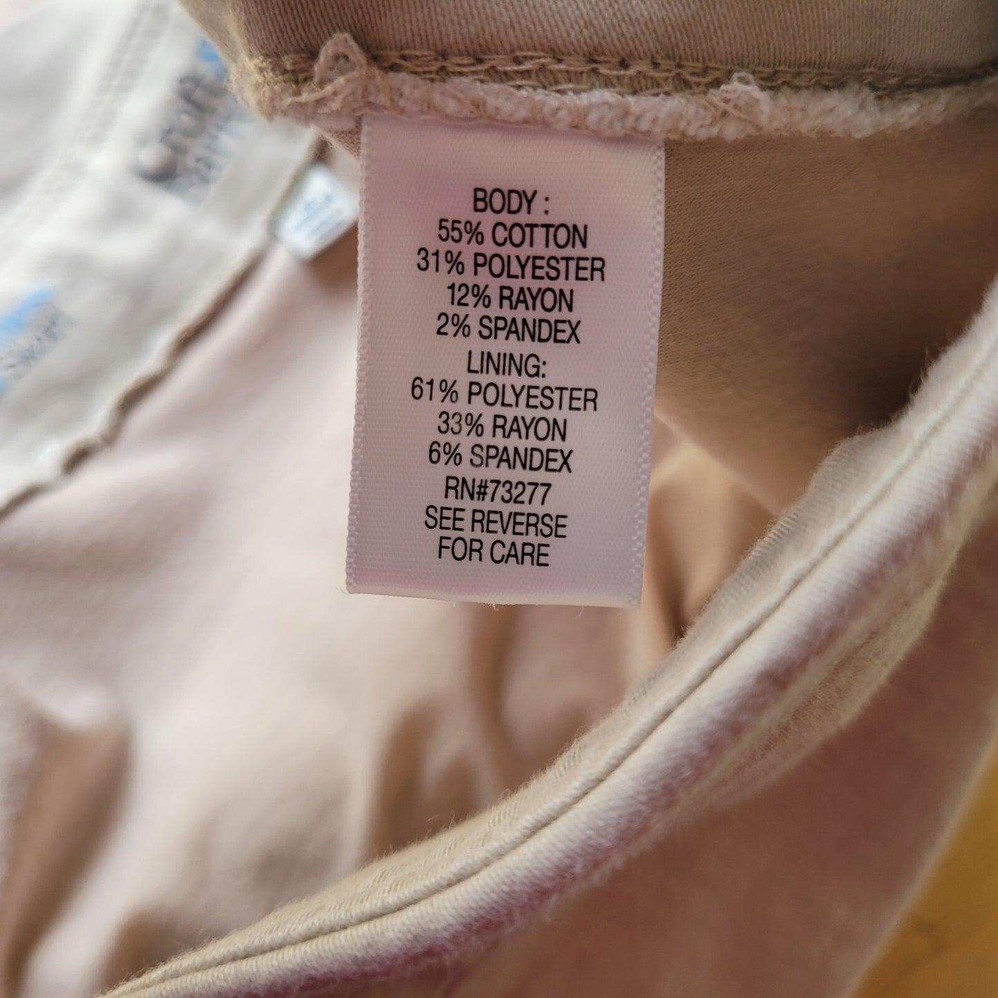 Croft Barrow Women Skort 20 Plus Shorts Skirt Beige Pull On Casual Elastic Waist