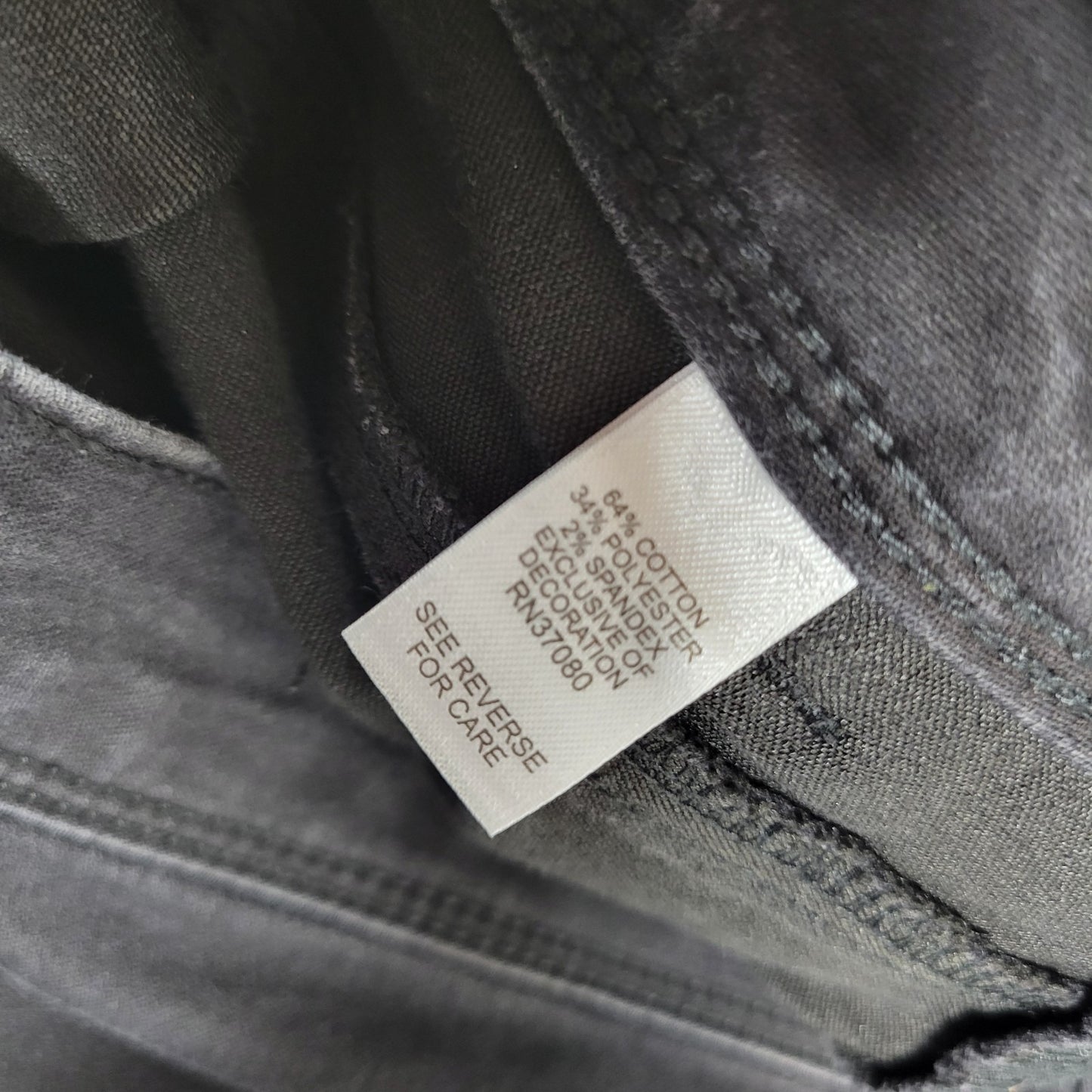 Cato Est 1946 Womens Jeans 16W Plus Classic Skinny Black Denim Zip Fly Comfy