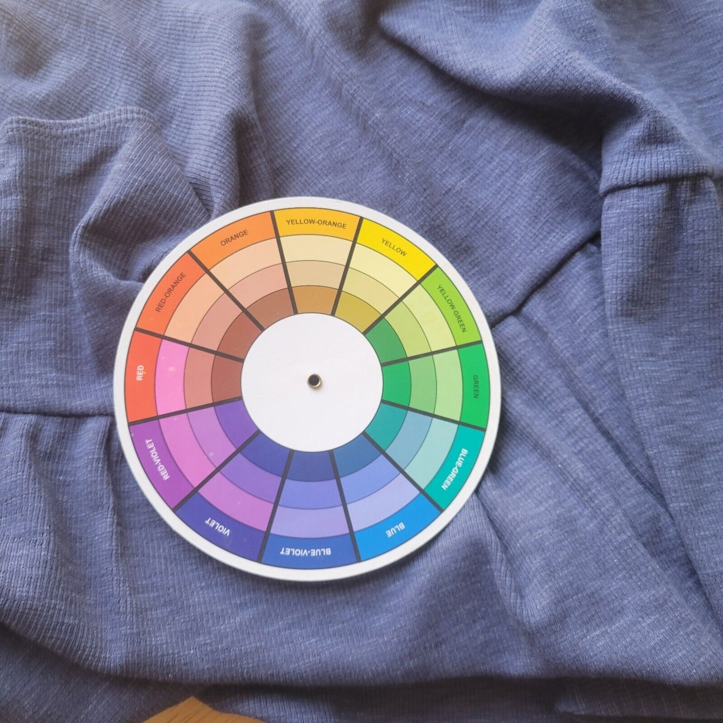 Terra Sky Women Top 0X 14W Plus Peplum Swing Tank Blue Lightweight Cotton Blend