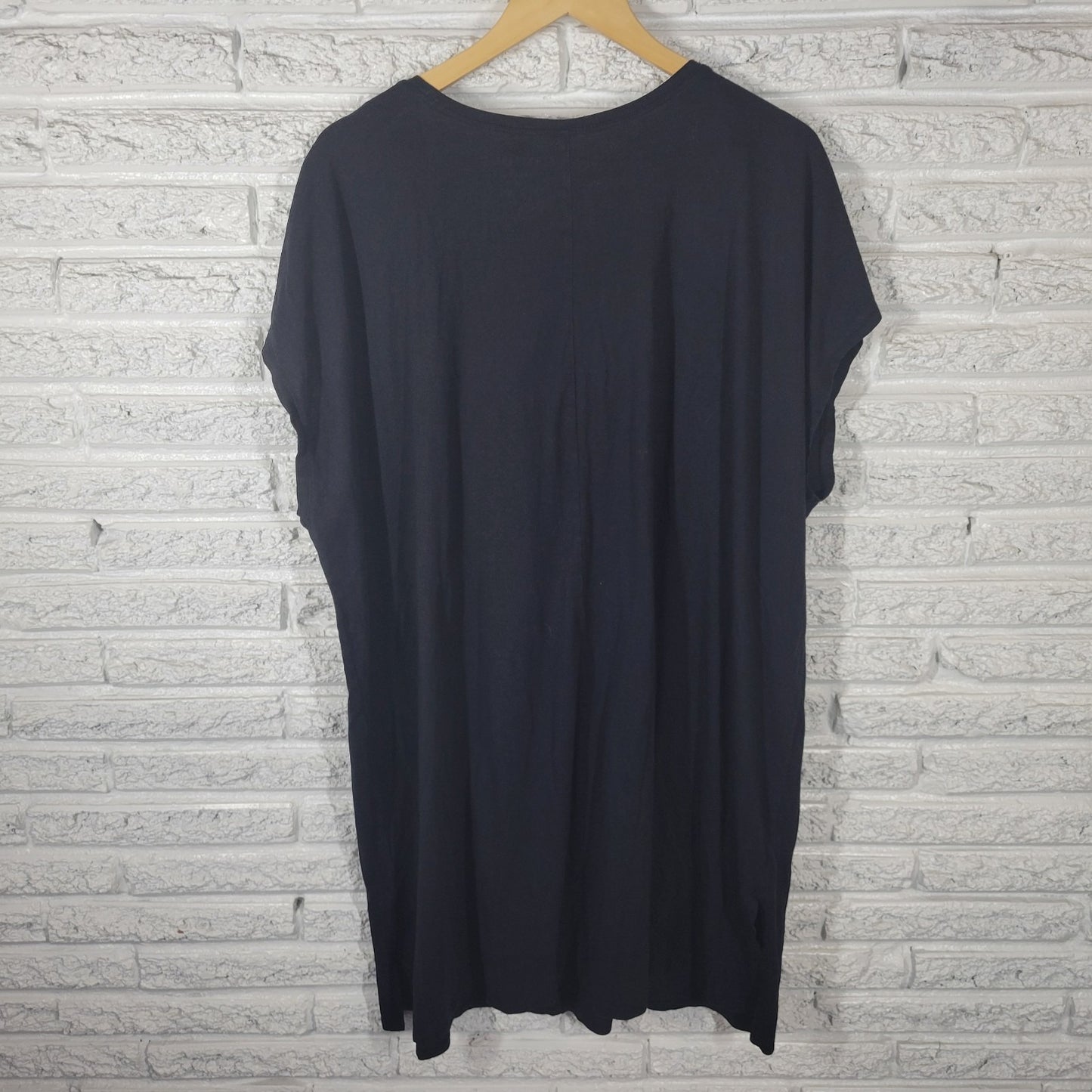 Cacique Womens Nightgown 26 28 Plus Sleeveless Black Keyhole Loungewear Comfy