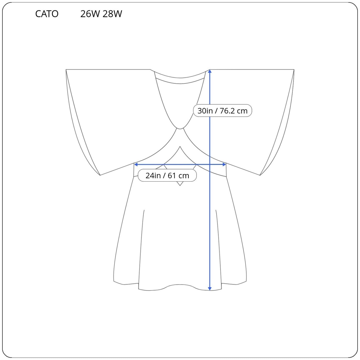 Cato Womens Top 26W 28W Plus Batwing Sleeve Pullover Blue Floral Polyester Lined