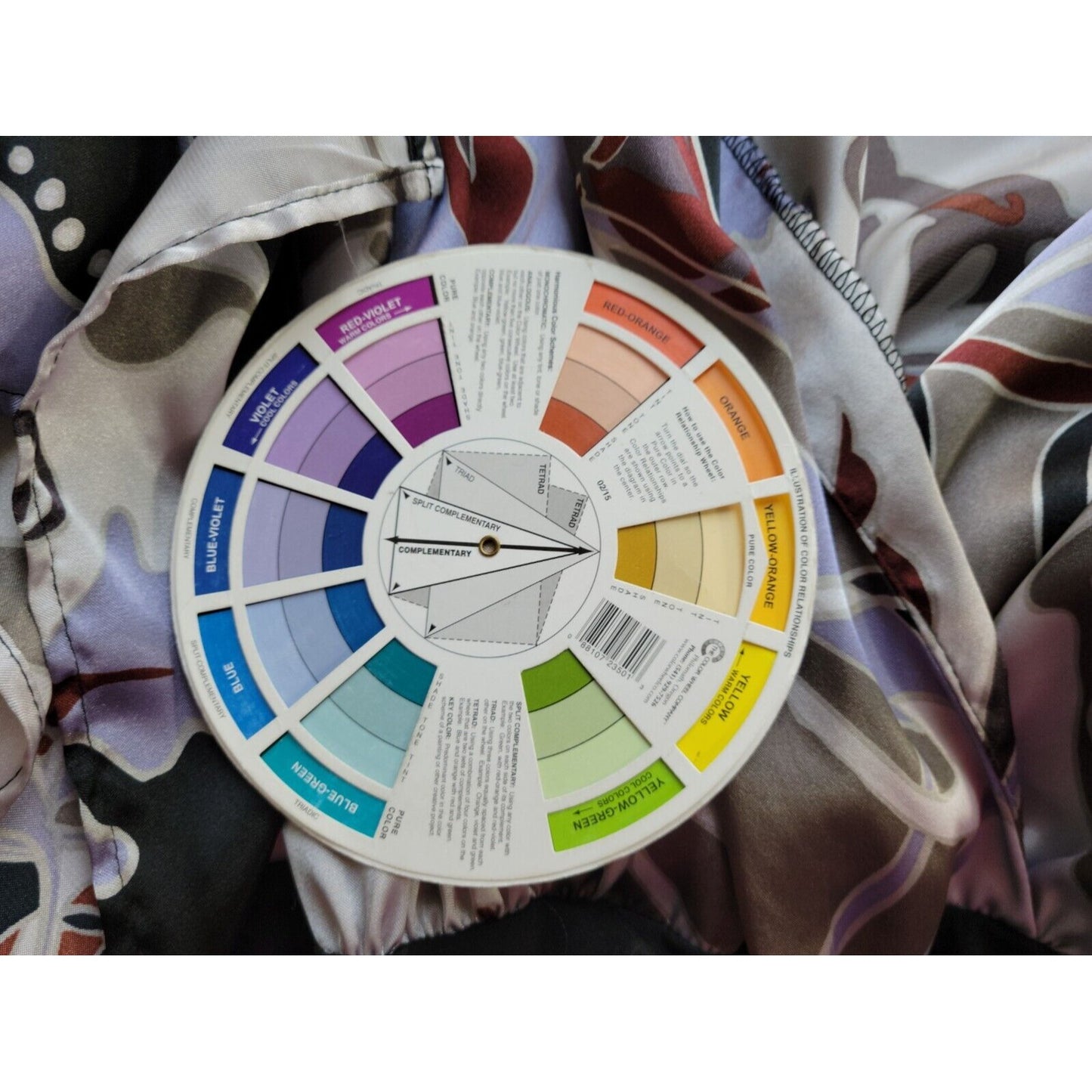 Lane Bryant Womens Top 18 20 Plus Short Sleeve Draped Ruched Purple Geometric