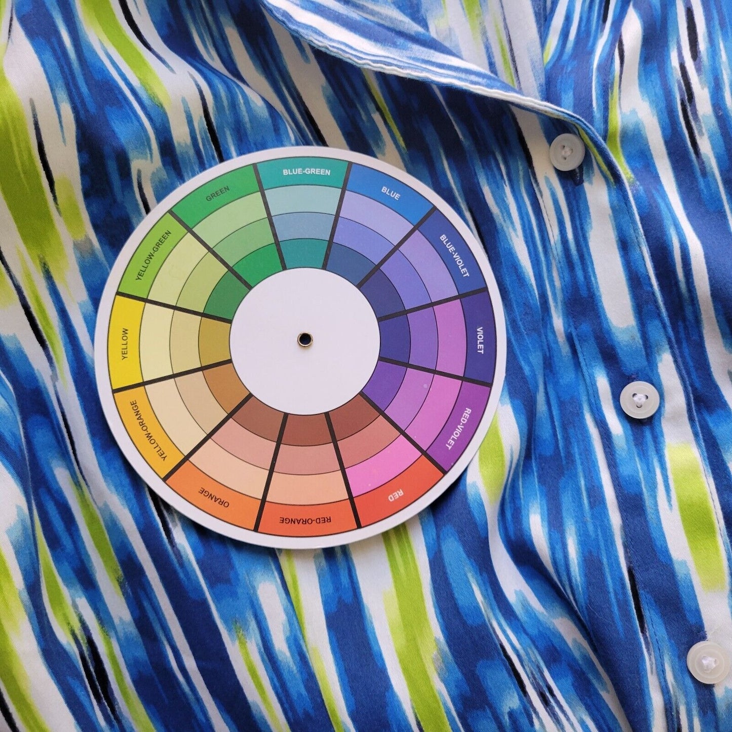 Westbound Womens Top Extra Large Roll Tab Sleeve Wrinkle Free Blue Watercolor