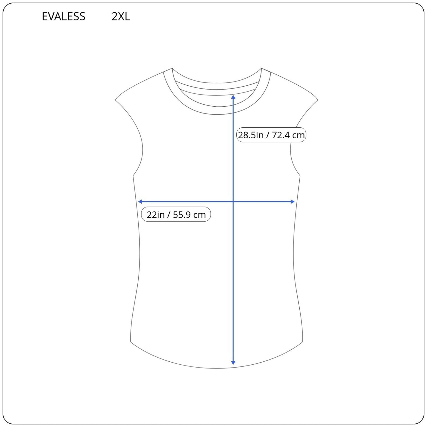 Evaless Womens Top 2XL Plus Sleeveless White Pintucked Lightweight Poly Blend