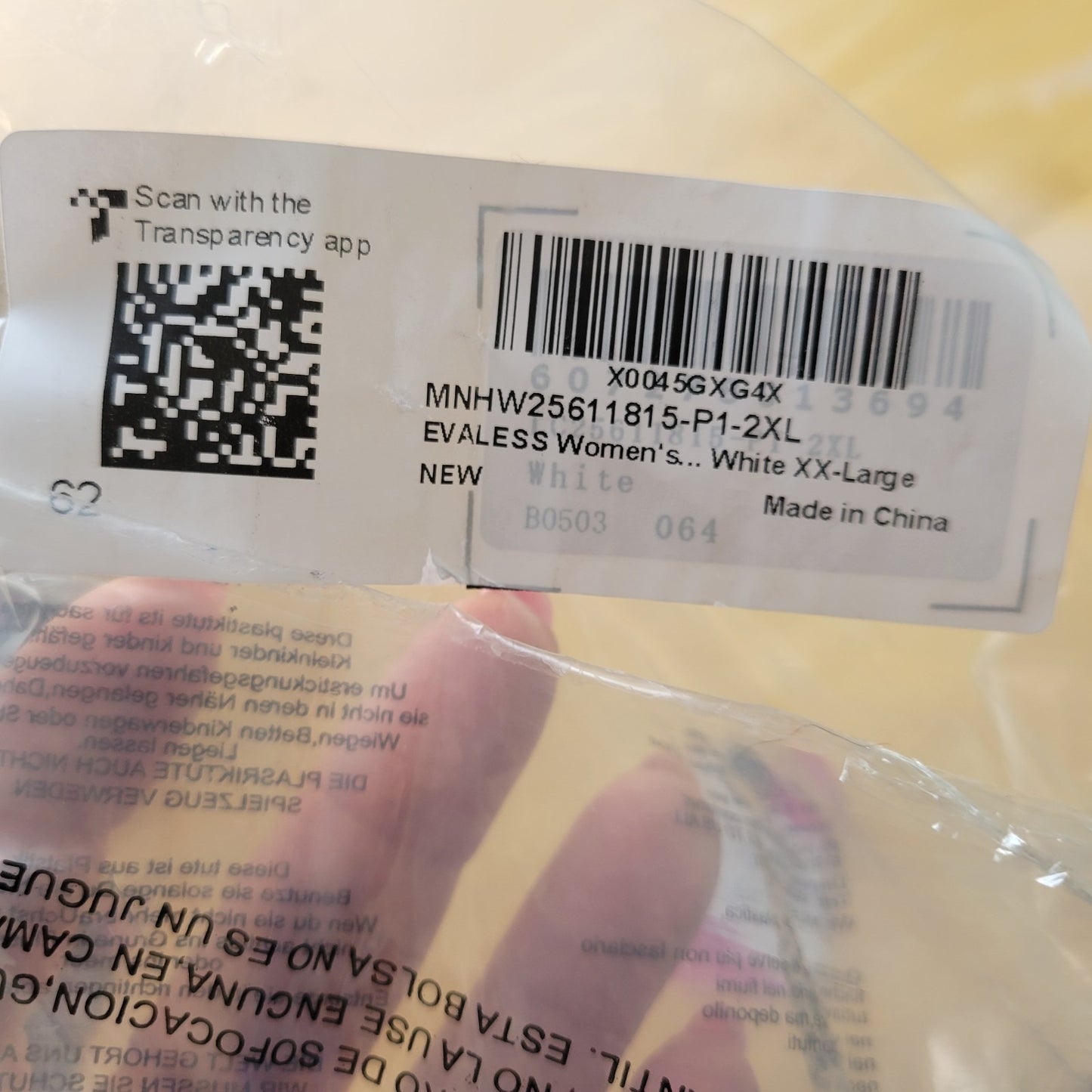 Evaless Womens Top 2XL Plus Sleeveless White Pintucked Lightweight Poly Blend