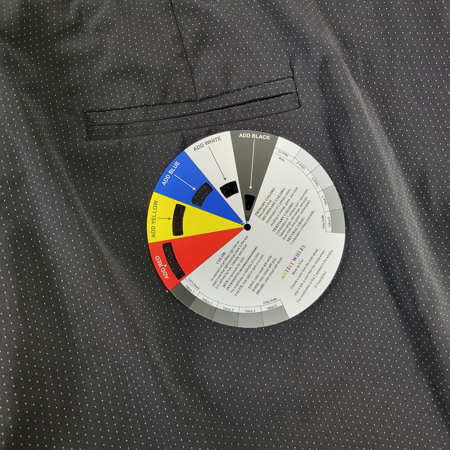 Catherines Womens Pants 18W Plus Black Tiny Dots Adjustable Waist Zip Poly Blend