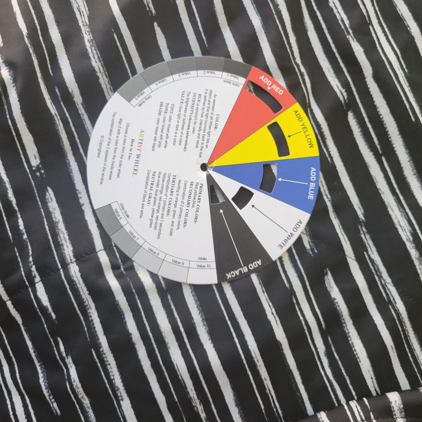 New Directions Womens Top Extra Large Black Stripe Diagonal Asymmetric Keyhole