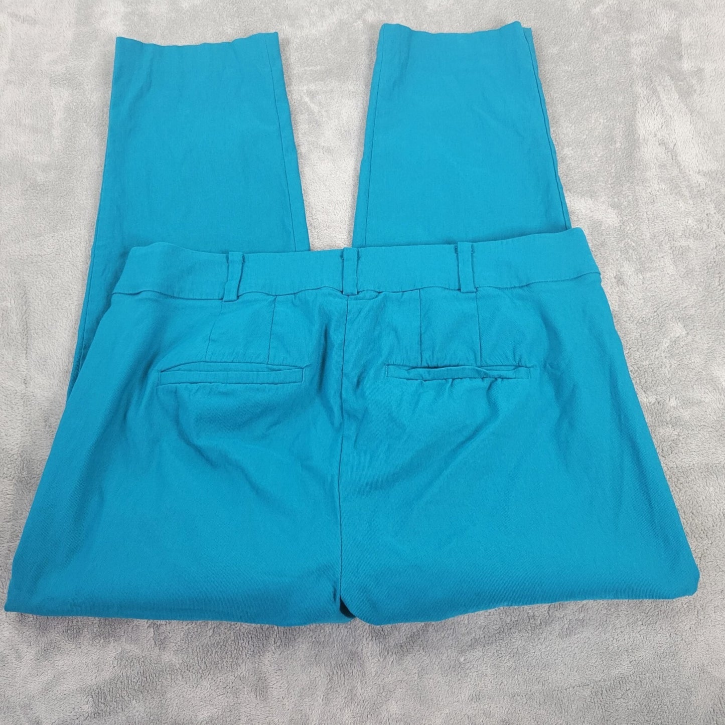 Lane Bryant Allie Womens Pants 18R Plus Cropped Blue Comfort Waist Pockets Zip