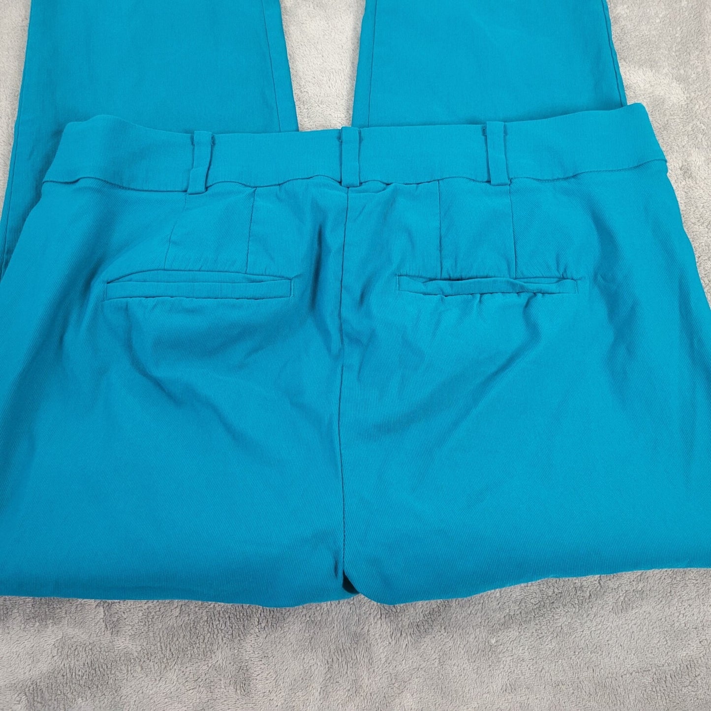 Lane Bryant Allie Womens Pants 18R Plus Cropped Blue Comfort Waist Pockets Zip