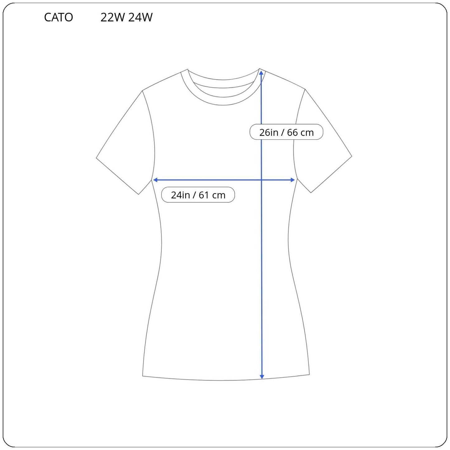 Cato Womens Top 22W 24W Plus Cap Sleeve Blue Geometric Collar Polyester Career