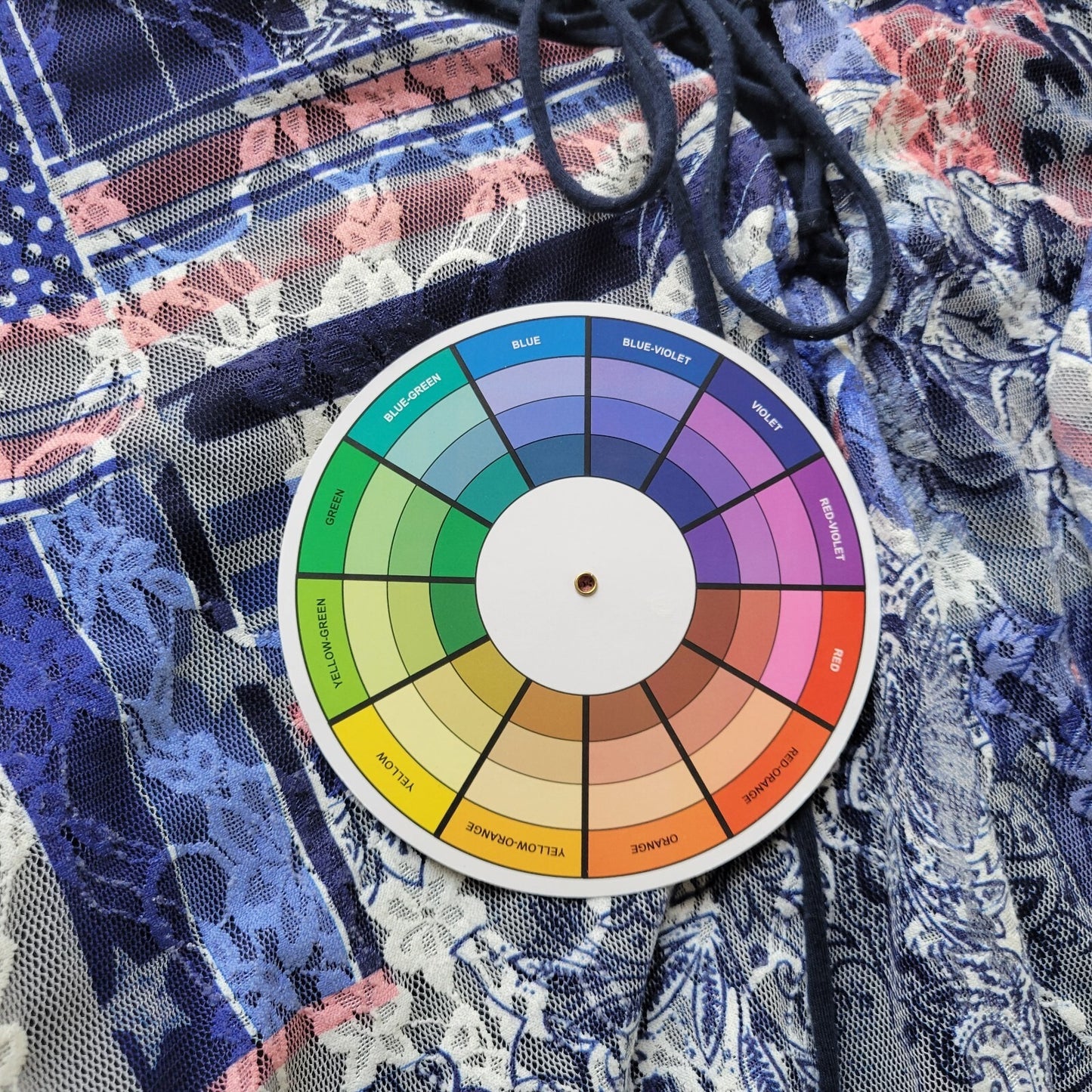 Catherines Womens Top 2X Plus Tunic Mesh Blue Pink Floral Lined Poly Blend Comfy