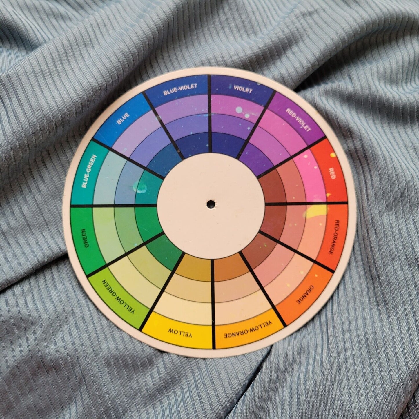 Danskin Womens Top XXL Tee Long Sleeve Poly Bend Powder Blue Ribbed Lightweight