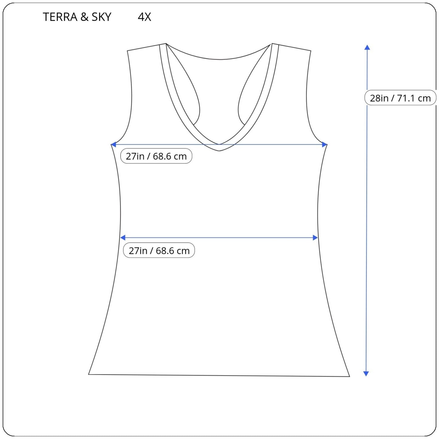 Terra Sky Womens Top 4X 28W 30W Plus Tank Swing Peplum Purple Comfy Scoop Neck