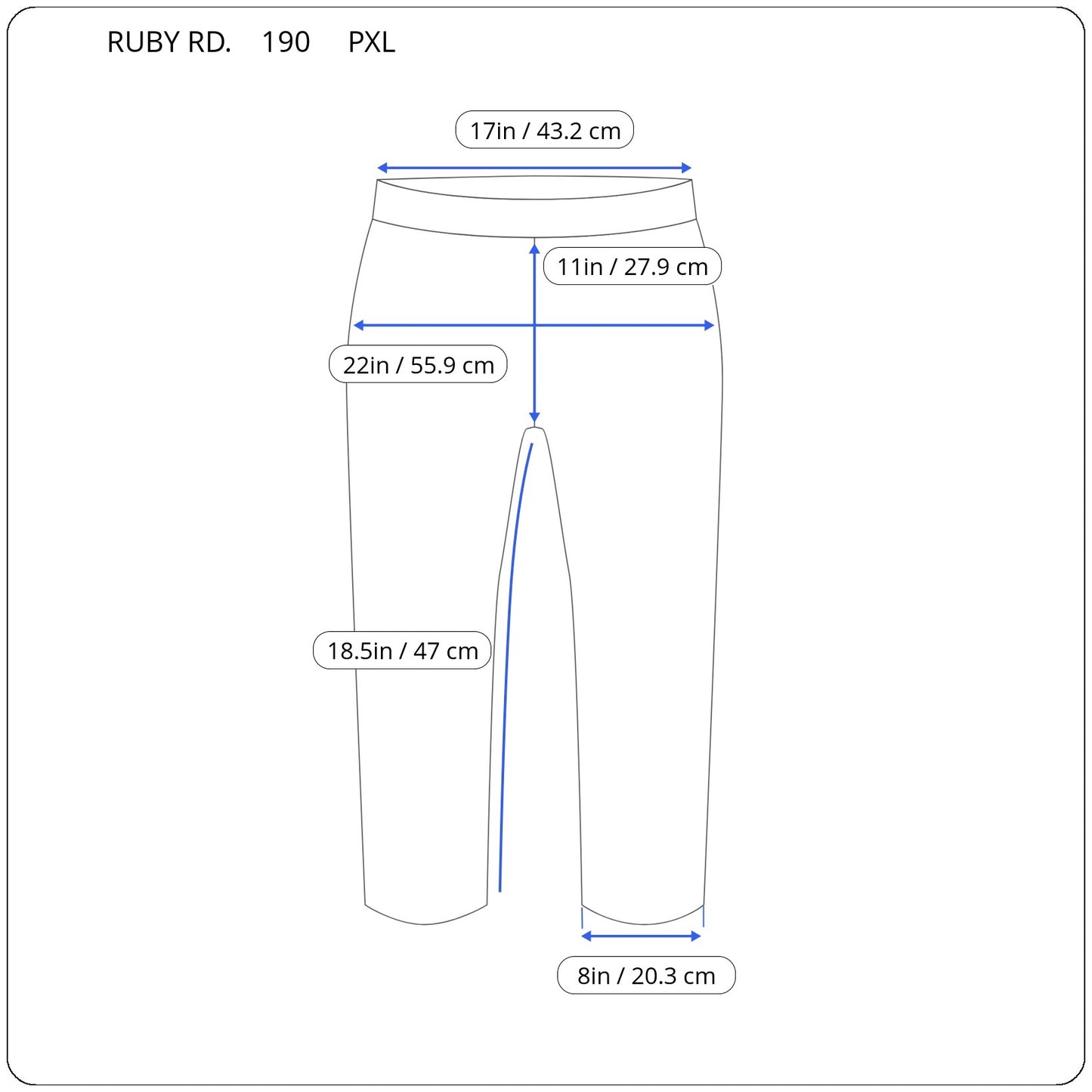 Ruby Rd Black Capri Pants PXL Plus Size Petite Pull On Elastic Waist BLA10E
