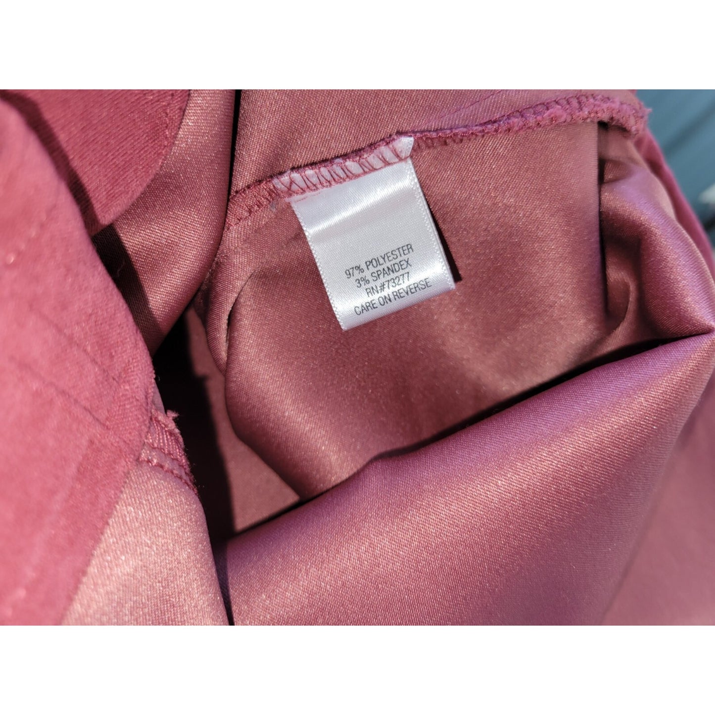 Croft Barrow Womens Top 1X Plus Long Sleeve Burgundy Velour Collar Button Up